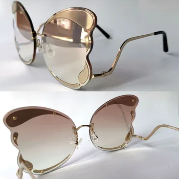 

metal butterfly shape sunglasses woman 2020 очки женские от солнца