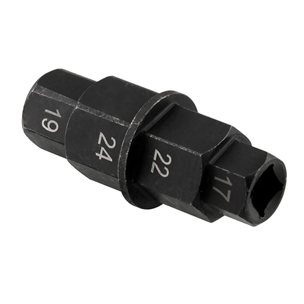 Motorcycle Front Rear Wheel Axle Hex Spindle Driver Socket Tool 17mm/19/22/24mm