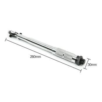 

Torque Wrench 1/4inch Drive Click Torque Wrench Hand Spanner Repair Tool 5-25Nm Repair Spanner Key Hand Tools Preset Ratchet