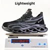 Lightweight Men's Safety Shoes Steel Toe Cap Work Boots Men Safety Boots Working Shoes Puncture-Proof Work Sneakers Men Boots 48 ► Photo 3/6