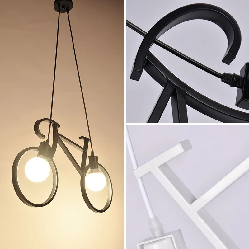Светильник для гостиной, креативный, современный, минималистичный, ресторанный бар, Скандинавское освещение коридоров, велосипедов, chandelie