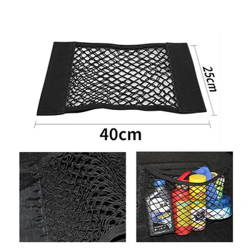 

50pcs/lot Universal Car Truck Storage Luggage Hooks Hanging Organizer Holder Seat Bag Net Mesh Nylon car net bag