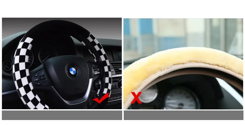 DUKEAUTO теплый плюшевый шерстяной материал автомобиля acceesory оплетка рулевого колеса 38-40 см диаметр мини-глоф
