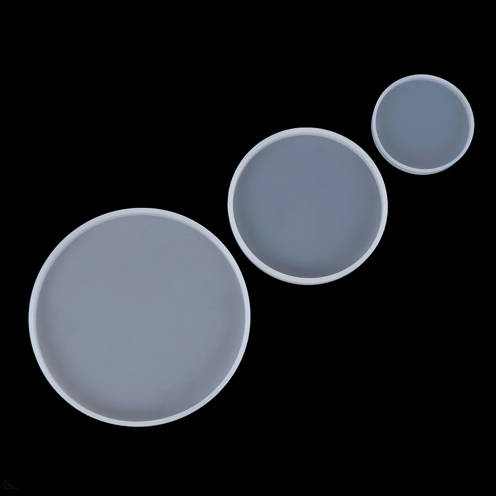 1 шт. прозрачные жидкие художественные круглые горки силиконовые литые формы из