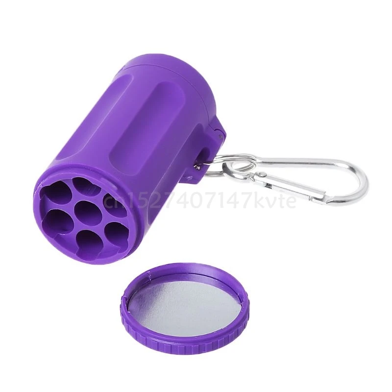 Outdoor Smoking Accessories Portable Mini Pocket Lid Ashtray Windproof Key-chain For Travel portable ashtray