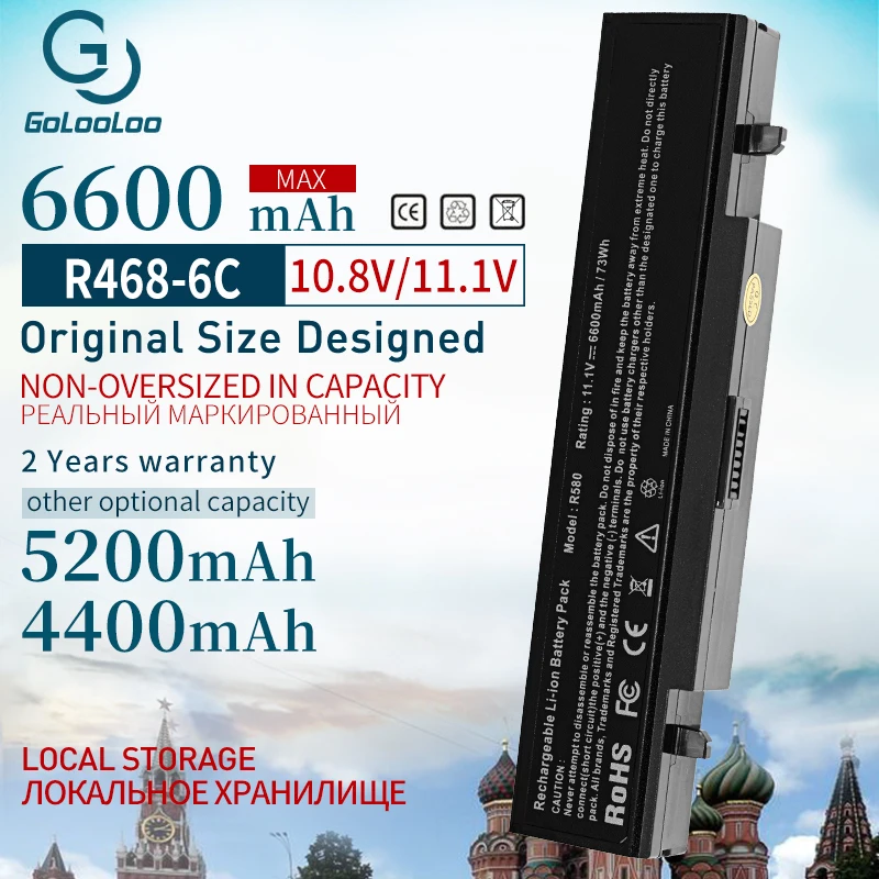 Gololoo 6600 мАч аккумулятор для ноутбука Samsung AA PB9NC6B aa pb9nc6 NP355V5C Q320 RC710 RV420 R428 RV520 RV540|battery