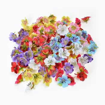 

20Pcs/lot Artificial Flower Small Orchid For Wedding Home Party Holiday Decorations DIY Garland Bridal Headdress Scrapbook