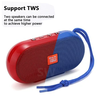 

2020 New Small Portable Bluetooth Speaker Music Center Subwoofer Wireless Mini Column USB Speakers for Phones with TF FM Radio