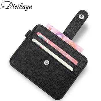 

men Wallet Business Card Holder bank cardholder leather cow pickup package bus card holder Slim leather multi-card-bit pack bag