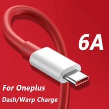 6a cabo de carga rápida para oneplus nord warp charge type-c dash para um mais 8 7 pro 7 t 7 t 6t 5t 5 3t 3 warp carregador