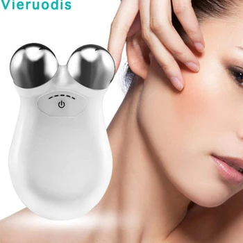 

Microcurrent facial massager Micro-Current Vibration Y Shape 3D Roller Face Lift Tighten Massager Face Skin Care Device Lifting