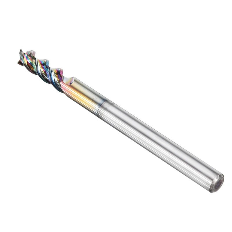 DANIU 4 Flutes Carbide 3-10mm DLC Colorful Coating End Mill For Aircraft Aluminum Upgrade Milling Cutter for CNC Machine Tool