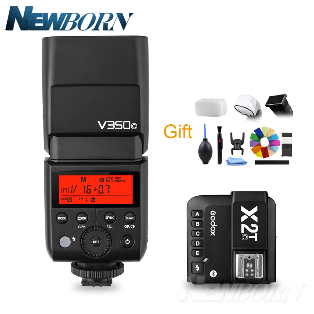 Godox V350C TTL HSS 2 4G литий ионный аккумулятор с более быстрой перезаряжаемой временем