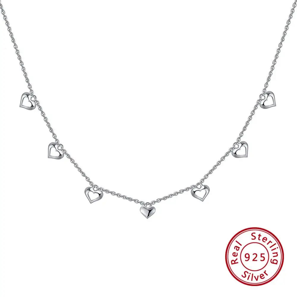 SN120 ORSA JEWELS подлинное 925 Серебряное ожерелье и подвеска в форме сердца Очаровательная подвеска блестящая роскошная женская Праздничная бижутерия SN120 - Цвет камня: SN120