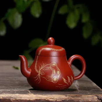 

140ml Dahongpao ni yixing teapot handmade zisha pot Kungfu tea kettle