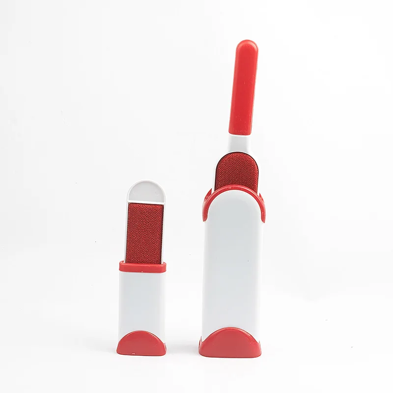 Red OPP package 3 шт щетка для удаления шерсти домашних животных портативная многоразовая Двухсторонняя щетка статическая щетка Волшебные щетки для чистки меха@ HE - Цвет: Red OPP package