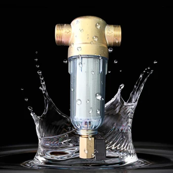 

Water Filter Front Purifier Copper Lead Pre-Filter Backwash Remove Rust Contaminant Sediment Pipe