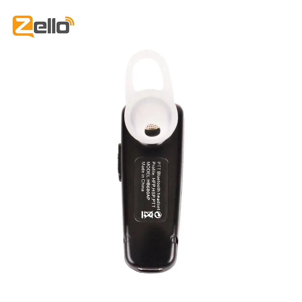 Bluetooth sem Fio Alto-falante Microfone Fone de Ouvido Zello Ptt Bluetooth para Android Ios Sistema Hb680ap Preto Fone de Ouvido Novo2023 - Image 3