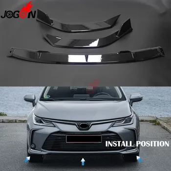 

Car Front Lower Bumper Lip Chin Splitter Diffuser Protector Body Spoiler Kit For Europe Toyota Corolla 2019