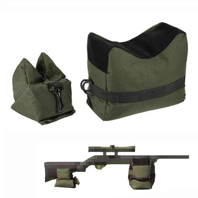

Front & Rear Bag Gun Rest Rifle Bench Support Sandbag Tactical Sniper Military Shooting Target Stand Hunting Gun Accessories Bag