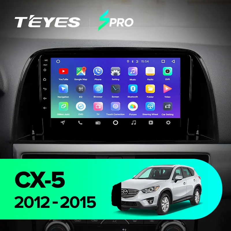 TEYES SPRO Штатная магнитола для Мазда Mazda CX5 CX 5 2012 2013 2014 2015 Android 8.1 до 8 ЯДЕР 4 + 64ГБ 32EQ DSP