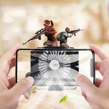 

Mothing Portable Mobile Phone Cooler Radiator Gaming Universal Cooling Fan Adjustable Holder Heat Sink For iPhone Samsung Huawei