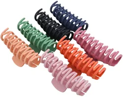 Big Hair Clips For Women Girls Strong Hold Large Hair Claw Clips For Thick Hai Nonslip Jumbo Claw Hair Clips Nonslip Claw Clips
