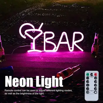 

Neon BAR Sign BAR Letters Shaped Neon Light Up Bar Signs LED Neon Light Shop Signs Light for Party Bar Home Decoration
