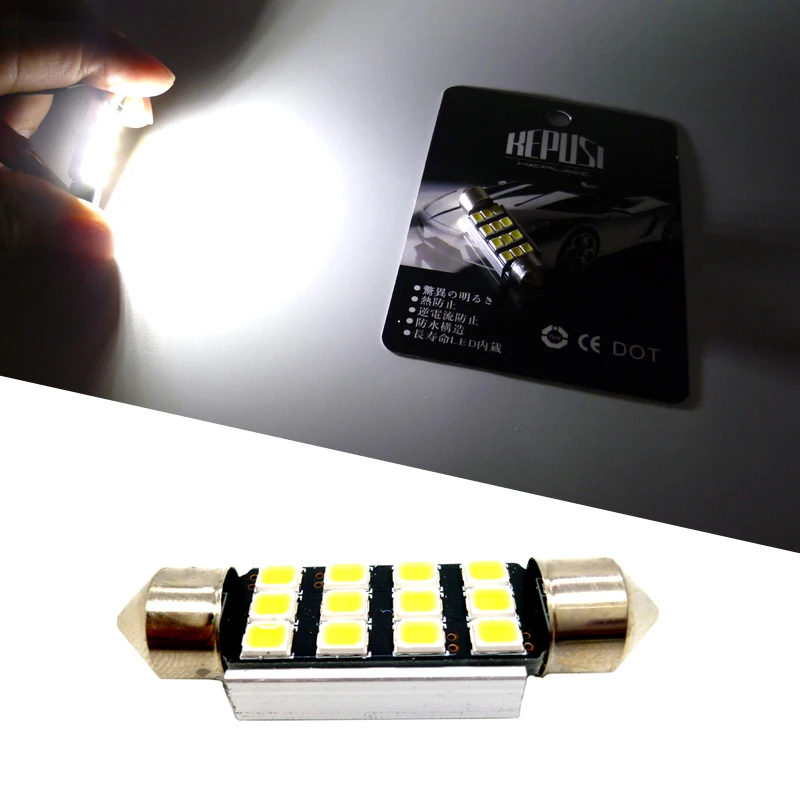 

1pcs Festoon Lights C5W 2835 Led Bulb Car Dome Light C10W Canbus Error Free Automobile 31mm 36mm 39mm 41mm Super Bright 12V