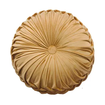 

Pure Color Model Room Round Pillow Pumpkin Pillow Living Room Round Pillow Sofa Round Pillow Cushion