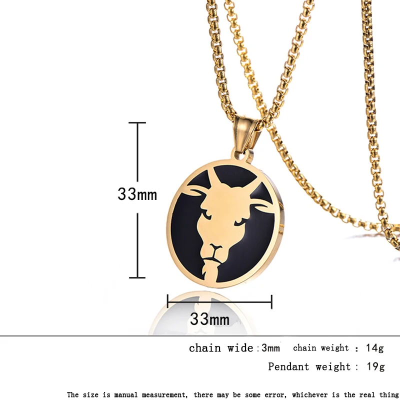 oulai777 Zodiac sign 12 constellation pendants necklace men stainless steel male accessories simple gold necklace chains