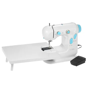 

Multifunctional Electric Household Sewing Machine with Extension Table Double Thread Double Speed LED Light Foot Pedal