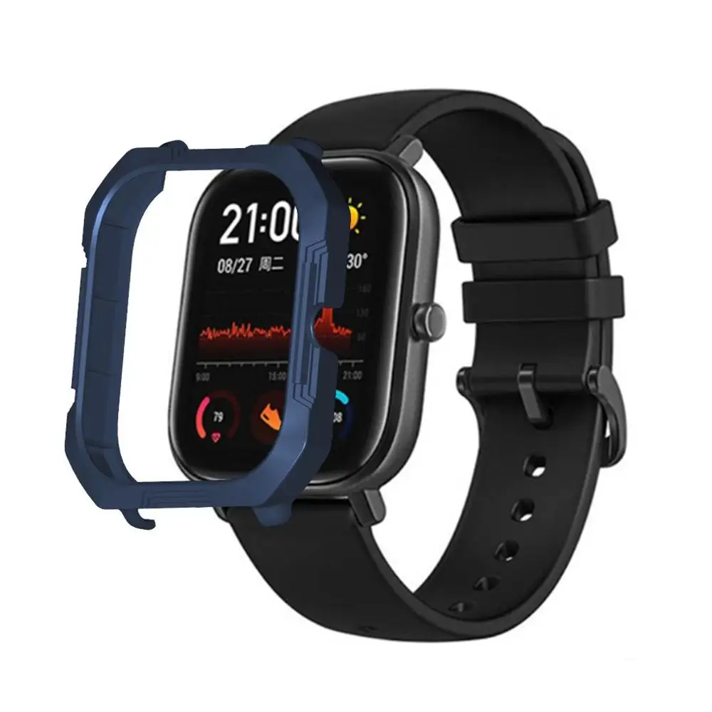 Защитный чехол для Huami Amazfit GTS, Сменный Чехол для часов, защитный чехол для Huami Amazfit GTS, Прямая поставка# Y - Цвет: Dark Blue