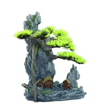 

Aquarium Decorations Fish Tank Ornaments Resin Material Ship Decorations U90A