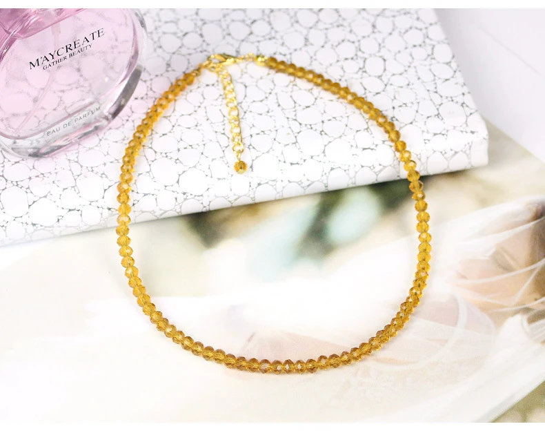 ZHOUYANG ожерелье-чокер с кристаллами для женщин, короткое ожерелье в Корейском стиле, цветные модные украшения вечерние, подарок KAN155