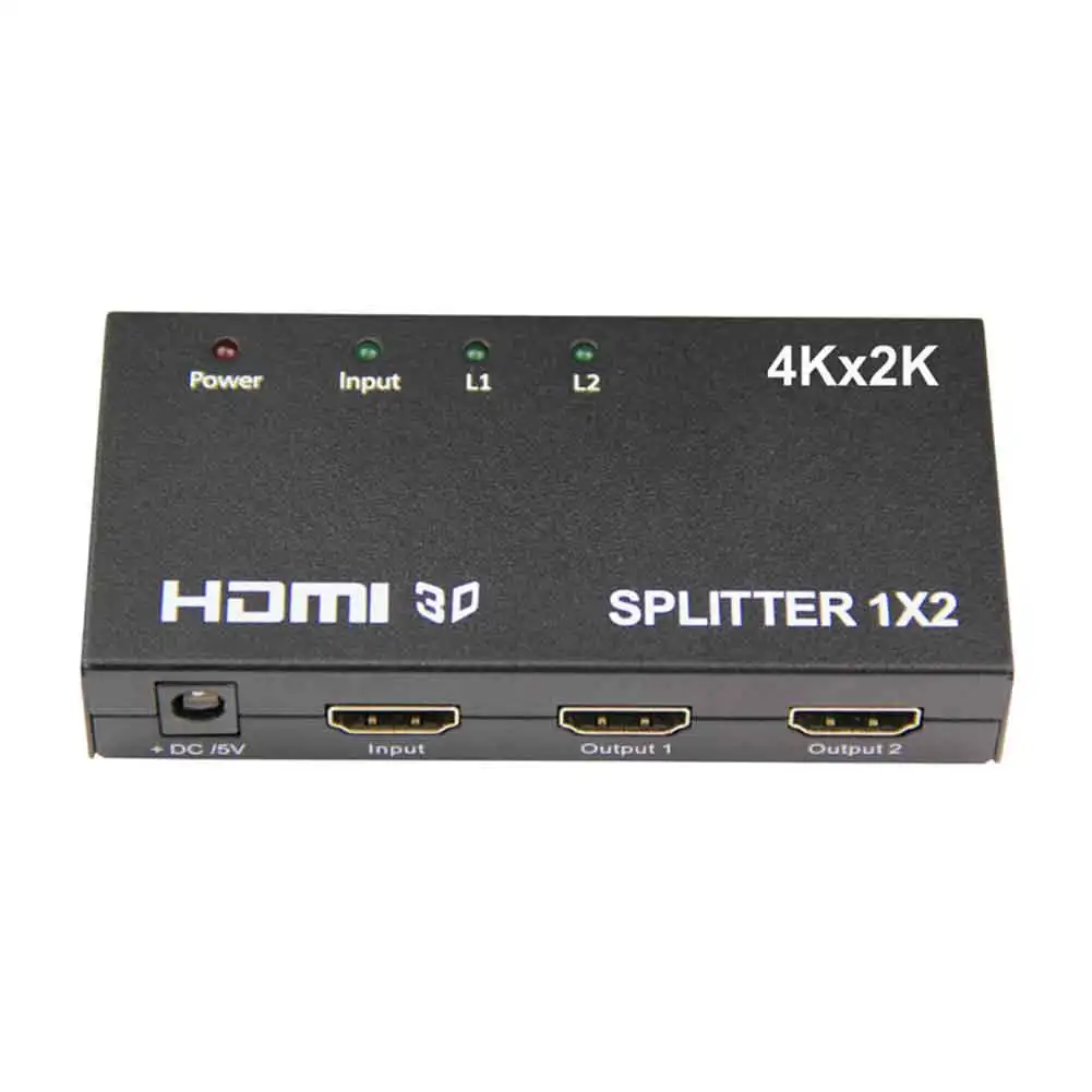HDMI Автоматический коммутатор Поддержка 3D Full HD1080P 1x2 HDMI коммутатор 1x2 HDMI сплиттер HDMI порт HDMI для ПК HDTV DVD