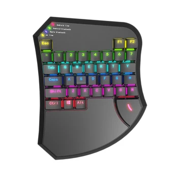 

RKGAME16 Mobile Tablet Mobile Game Mechanical Keyboard One-Handed Throne Gaming Keyboard