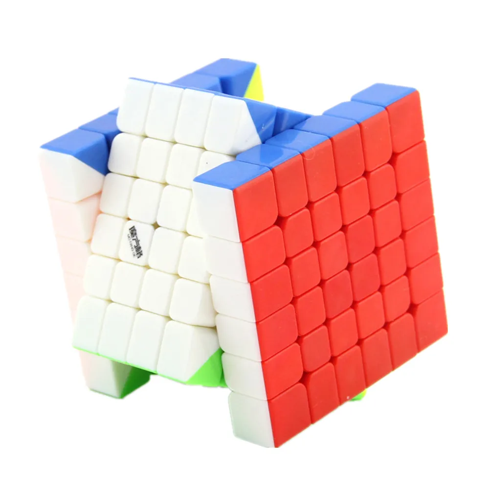 Qiyi Wuhua 6x6 волшебный куб 67 мм черный без наклеек