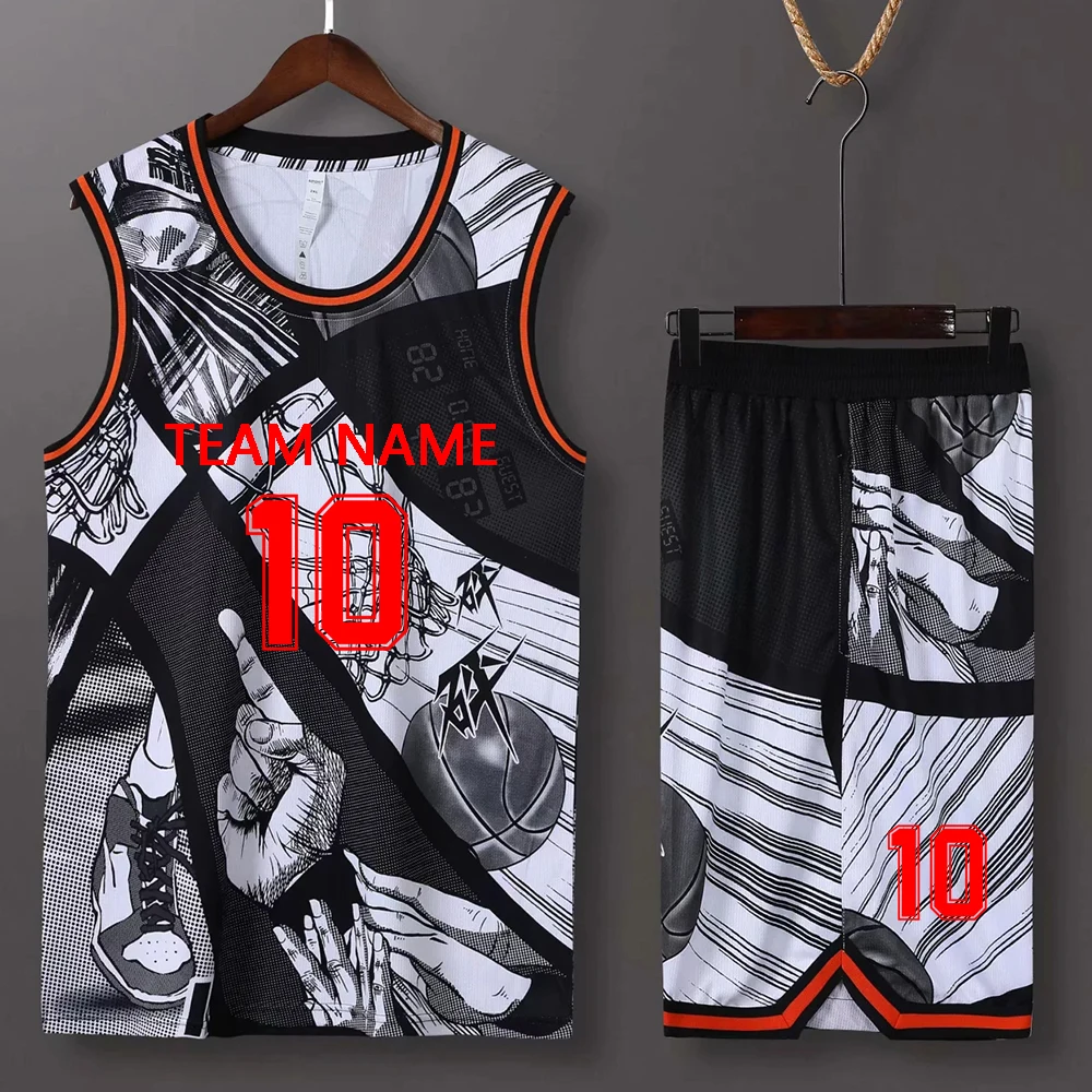 MenBasketballJerseyL6XLAldultBasketballJerseysSetSportsTracksuitsClothesMens