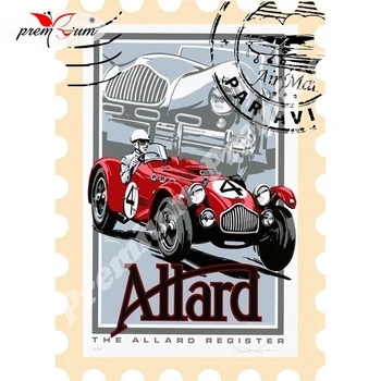 

Fridge magnet souvenir Grand Prix Репринт винтажного постера