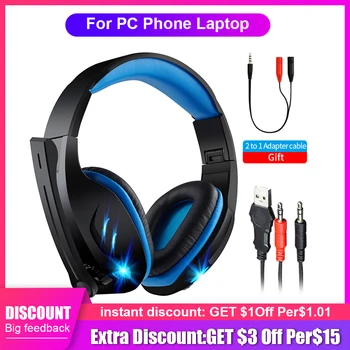 

SY968 Hi-Fi gaming headset with controllable microphone Headphone with LED light cool shape PC portable headset Xbox One Mobile