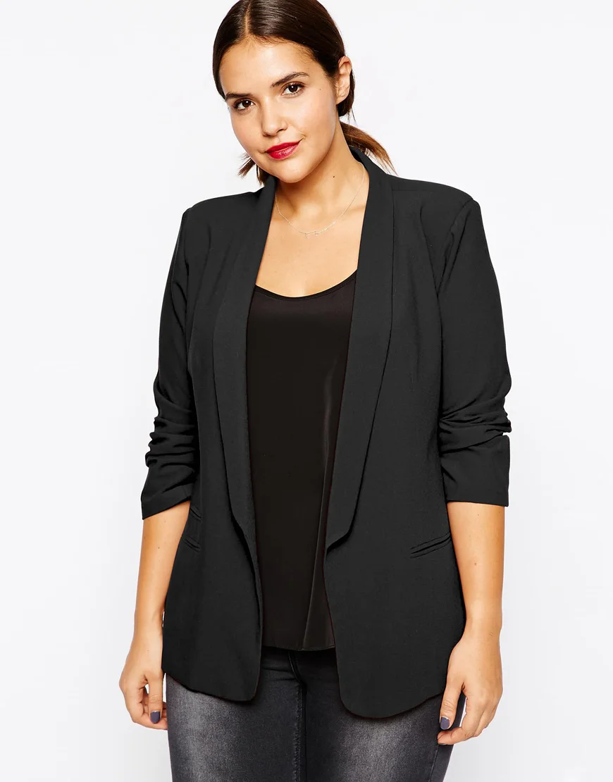 Casual Blazer Collar Long Sleeve Pocket Shirt