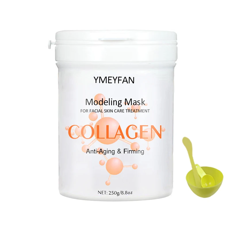 

Wholesale Soft Hydro Jelly Mask Powder Whitening Rose Gold Collagen Peel Off DIY SPA Beauty Salon Rubber Facial Modeling Mask