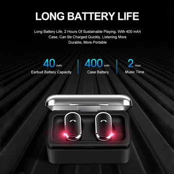 

Wireless Earphone TWS Bluetooth 4.2 In-Ear Mini Stereo Bass Sound Sport Earbuds HeadsetsWith Charging Box For Smartphone