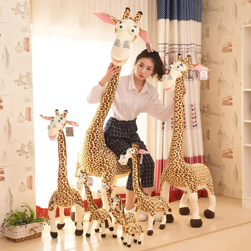 

Madagascar 3 plus Movie Giraffe Doll Model Large Size Plush Toy Deer Doll