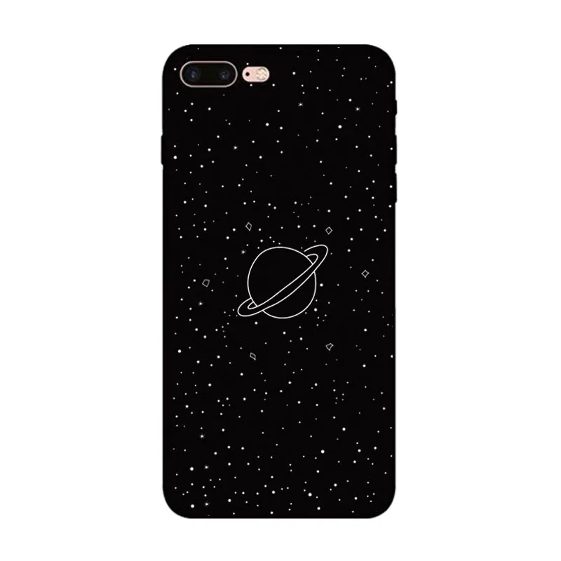 172 Абстрактный Черный Мягкий ТПУ матовый чехол для iPhone 8 7 Plus XS чехол для MAX XR Fundas Coque чехол для iPhone 6 6s X 5S SE чехол - Color: 172