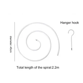 

Spiral Hanger Rotating Quilt Sheet Towel Storage Hanging Quilt Blanket Rack Hanger Best Price