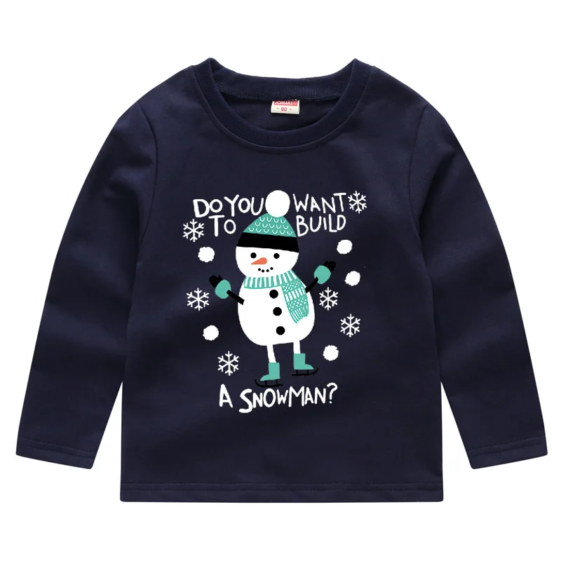 FAVSPORTS/Рождественский свитер для детей; Новинка; Хлопковый вязаный пуловер с круглым вырезом и длинными рукавами для мальчиков; Рождественский свитер с рисунком для новорожденных