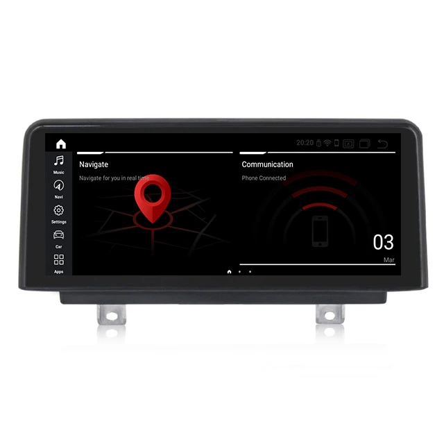 Excellent 10.25" ID7 Android 9 4G Ram car multimedia radio Screen for BMW 1 3 4 Series F30 F31 F34 F35 F32 F33 F36 NBT CIC Wi-Fi bluetooth 2
