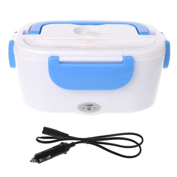 

12V Electric Food Heating Lunch Box 1.1-1.2L Car Lunch box Bento Box Portable Dinner box
